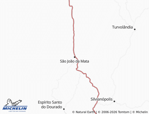 Mapa MICHELIN São João da Mata - ViaMichelin