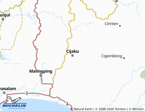 Mapa MICHELIN Cijaku - ViaMichelin