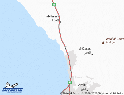 Kaart MICHELIN al-Nasba - ViaMichelin