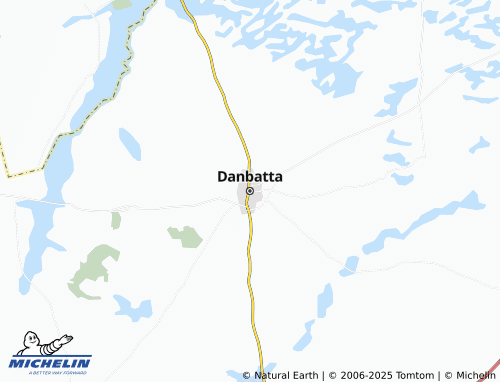 MICHELIN Danbatta map - ViaMichelin