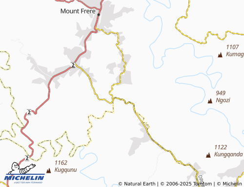 MICHELIN Mpongweni map - ViaMichelin