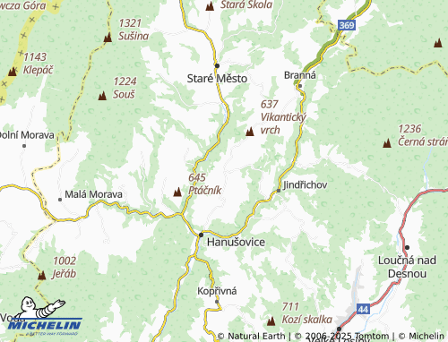 MICHELIN-Landkarte Habartice - ViaMichelin