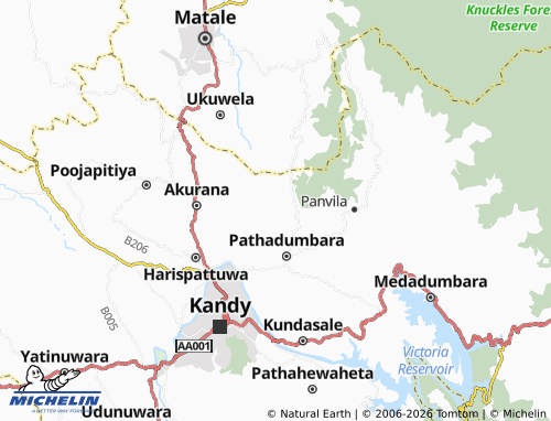 Mappa MICHELIN Udurawana - ViaMichelin