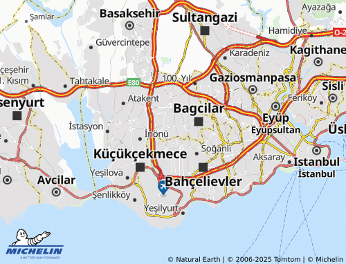 MICHELIN Hürriyet map - ViaMichelin
