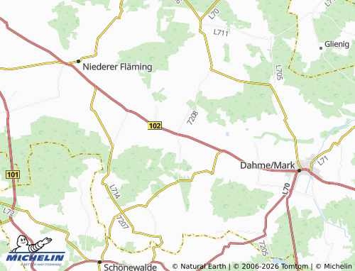 MICHELIN Hohenseefeld map - ViaMichelin