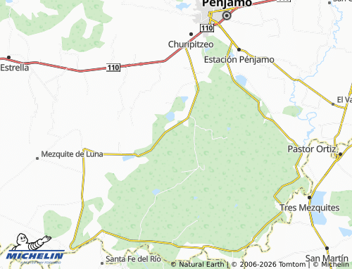 Mappa MICHELIN Charcos de Paul - ViaMichelin