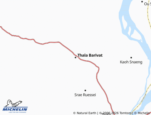 Carte MICHELIN Thala Barivat - ViaMichelin