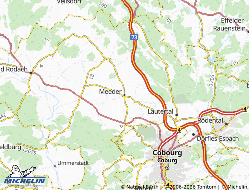 Mapa MICHELIN Meeder - ViaMichelin
