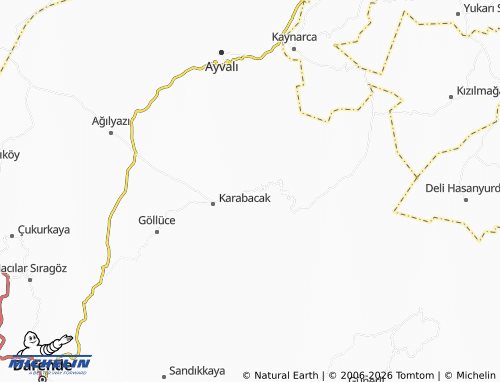 MICHELIN Nurkuyusu map - ViaMichelin