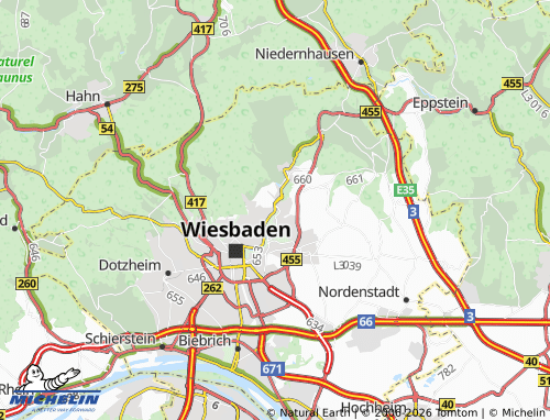 MICHELIN Sonnenberg map - ViaMichelin