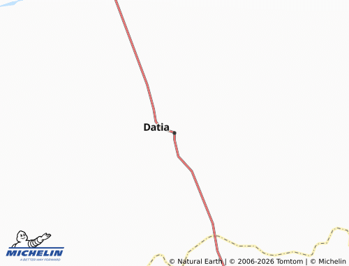 Carte MICHELIN Datia - ViaMichelin