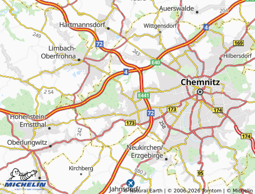 MICHELIN Rabenstein map - ViaMichelin