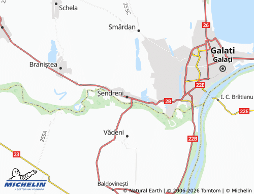 Mappa MICHELIN Șendreni - ViaMichelin