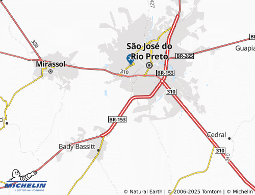 MICHELIN Condomínio Bourganville map - ViaMichelin