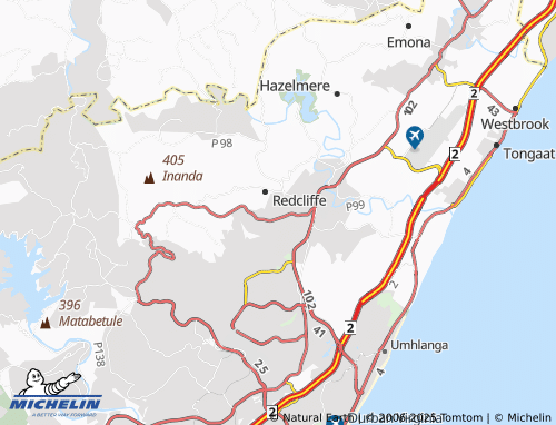 MICHELIN Dawncrest North map - ViaMichelin