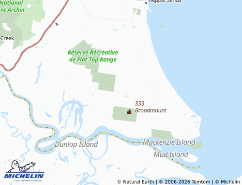 Mapa MICHELIN Thompson Point - ViaMichelin