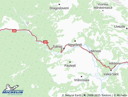 MICHELIN Tulnici map - ViaMichelin