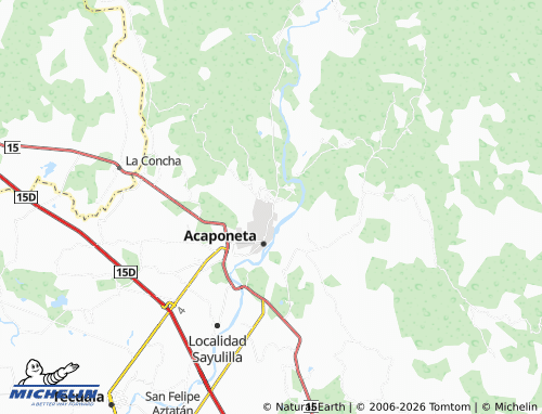 MICHELIN Zona Militar map - ViaMichelin