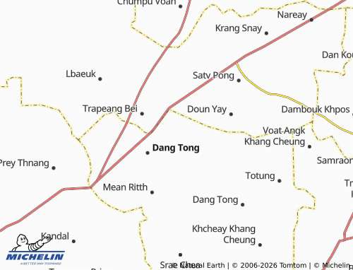 Mapa MICHELIN Angkor Meas - ViaMichelin