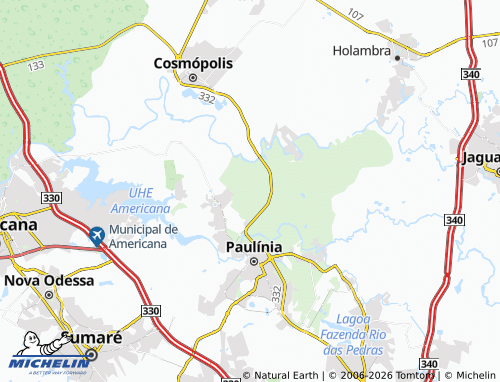 Mapa MICHELIN Cascata - ViaMichelin