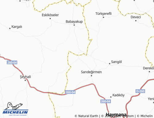 MICHELIN Türkhüyük map - ViaMichelin