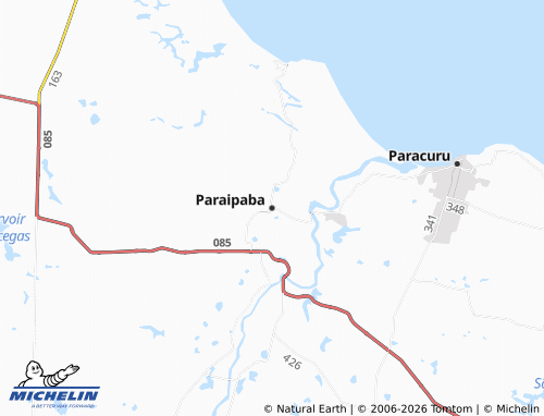 Carte MICHELIN Paraipaba - ViaMichelin