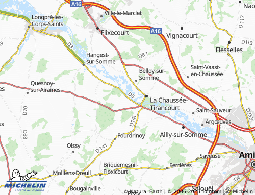Carte MICHELIN Saint-Pierre-à-Gouy - ViaMichelin