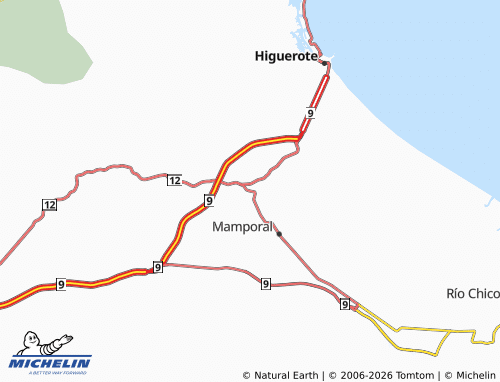 Mappa MICHELIN Tacarigua de Mamporal - ViaMichelin
