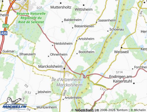 Mapa MICHELIN Mackenheim - ViaMichelin