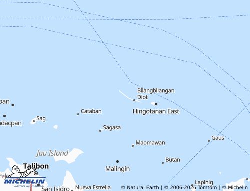 MICHELIN Bilangbilangan Dako map - ViaMichelin