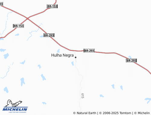 MICHELIN Hulha Negra map - ViaMichelin