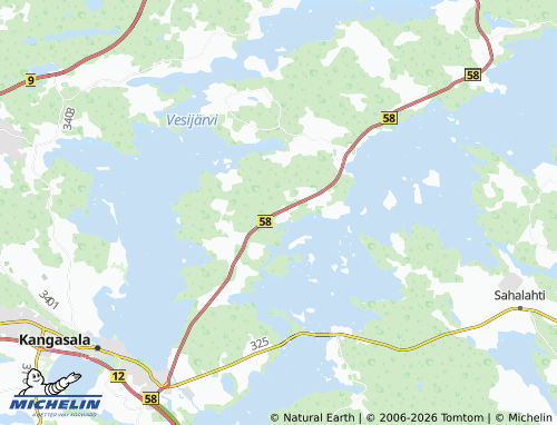 MICHELIN-Landkarte Sammalisto - ViaMichelin