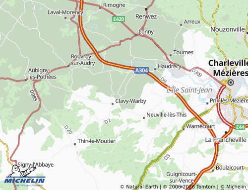 Mapa MICHELIN Saint-Marcel - ViaMichelin