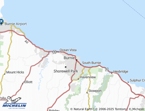 MICHELIN Parklands map - ViaMichelin