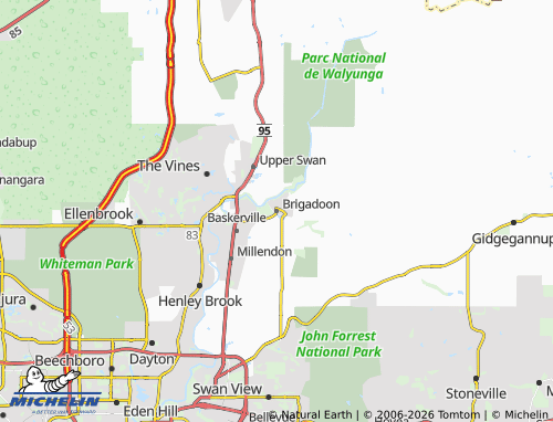 Mapa MICHELIN Brigadoon - ViaMichelin