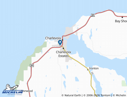 Mapa MICHELIN Charlevoix Estates - ViaMichelin