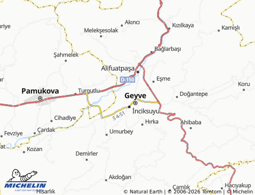Mappa MICHELIN Çeltikler - ViaMichelin