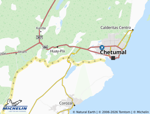 MICHELIN Solidaridad Subteniente López map - ViaMichelin