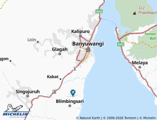 Mapa MICHELIN Kebalenan - ViaMichelin