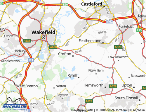 Mappa MICHELIN Crofton - ViaMichelin