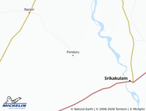MICHELIN Ponduru map - ViaMichelin