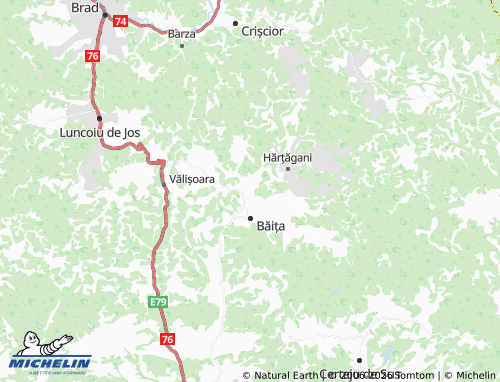 Mappa MICHELIN Căinelu De Sus - ViaMichelin