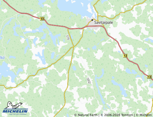 MICHELIN-Landkarte Kilpi - ViaMichelin