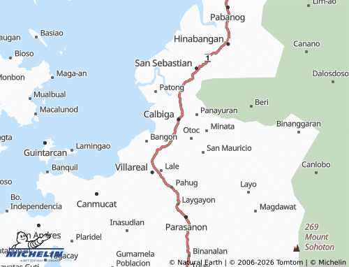 MICHELIN Bacyaran map - ViaMichelin