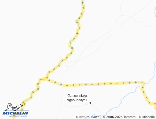 Carte MICHELIN Ngouae - ViaMichelin