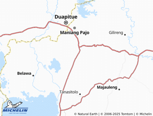 MICHELIN Dua Limpoe map - ViaMichelin