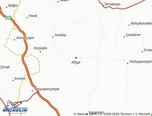 MICHELIN-Landkarte Afşar - ViaMichelin