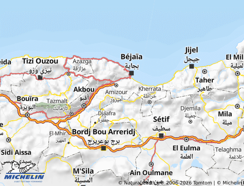 MICHELIN Barbashah map - ViaMichelin