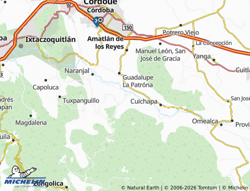 Mappa MICHELIN Coetzala - ViaMichelin