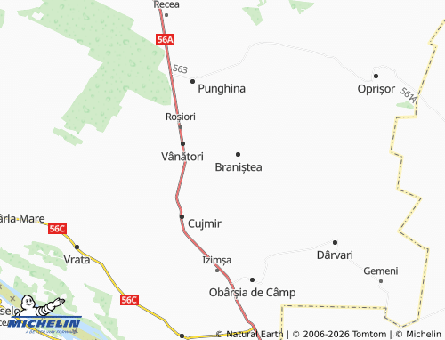 MICHELIN Goanța map - ViaMichelin